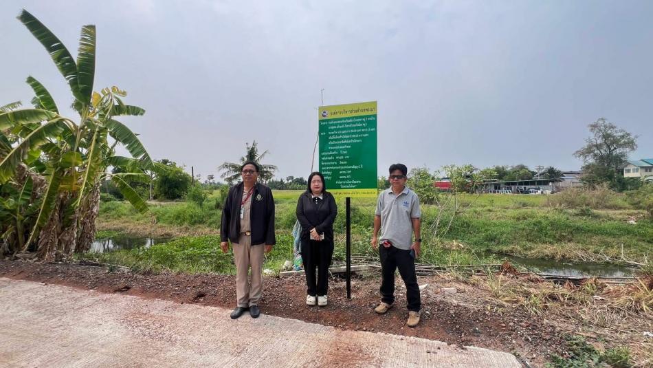 ลงพื้นที่ตรวจงานก่อสร้าง